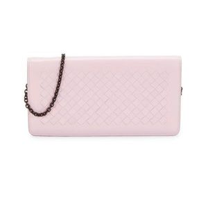 BOTTEGA VENETA Brand New Intrecciato Leather Convertible Pink Clutch Bag